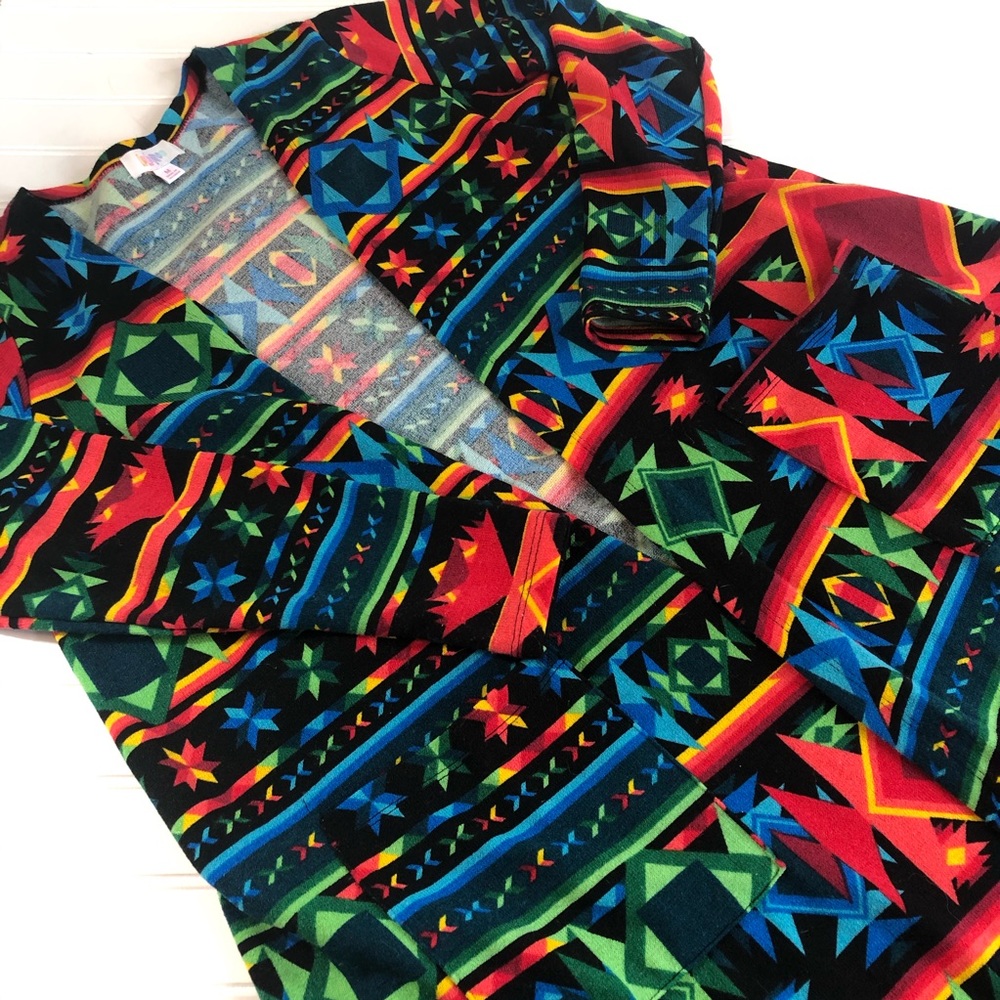 LuLaRoe Sarah Duster Cardigan Size Medium